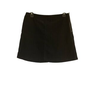 Aritzia Wilfred Free Black Corduroy Mini Skirt Size 8